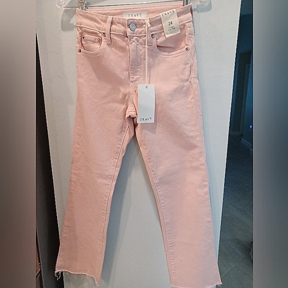 Trave Colette Kick & Flare denim in "French Kiss" Size 24 NWT